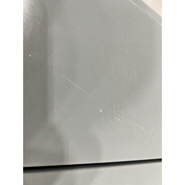 Scratch and Dent CaterGator 125 lb. Capacity Gray Mobile Ice Bin with Flip Lid