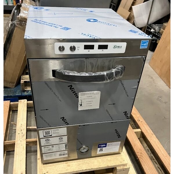 Scratch and Dent Noble Warewashing HTGW High-Temperature Underbar Glass Washer - 208V/240V, 1 Phase