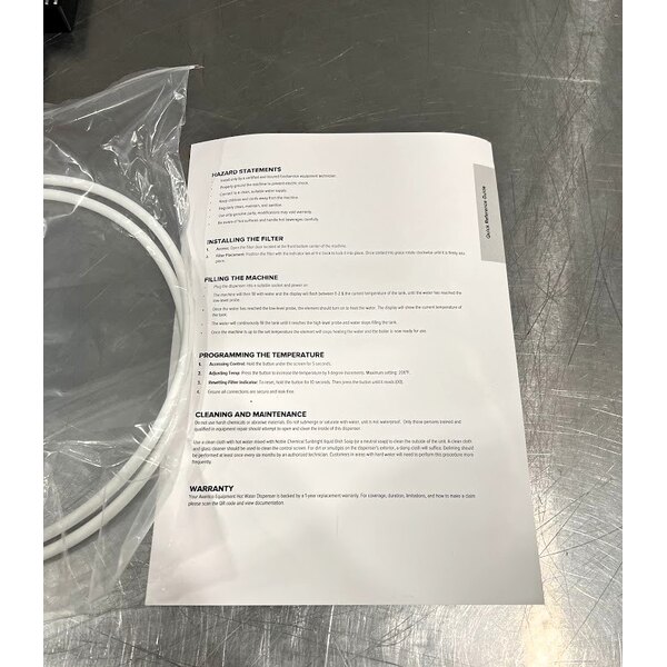 Scratch and Dent Estella Caffe 5 Gallon Tap-Operated Digital Hot Water Dispenser - 230V, 2,800W