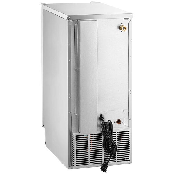 Scratch and Dent Hoshizaki AM-50BAK 14 7/8" Air Cooled Undercounter Top Hat Cube Ice Machine with 27 lb. Bin - 54 lb.