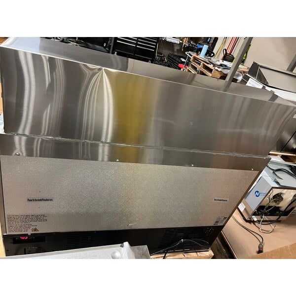 Scratch and Dent Avantco APT-48M-HC 47" 2 Door Mega Top Refrigerated Sandwich Prep Table