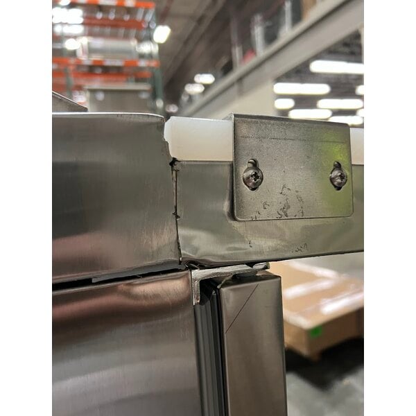 Scratch and Dent Avantco APT-48M-HC 47" 2 Door Mega Top Refrigerated Sandwich Prep Table