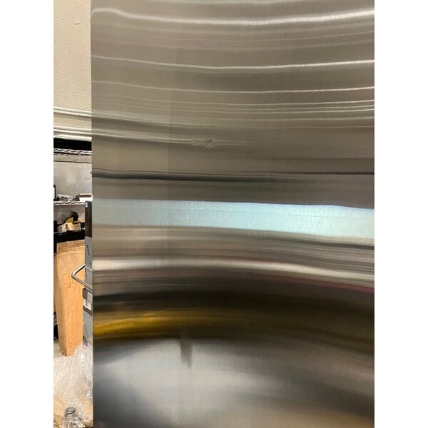 Scratch and Dent Avantco SS-3F-HC 81 5/16" Stainless Steel Solid Door Reach-In Freezer