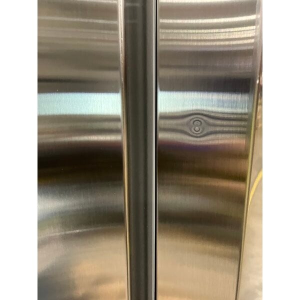 Scratch and Dent Avantco SS-3F-HC 81 5/16" Stainless Steel Solid Door Reach-In Freezer