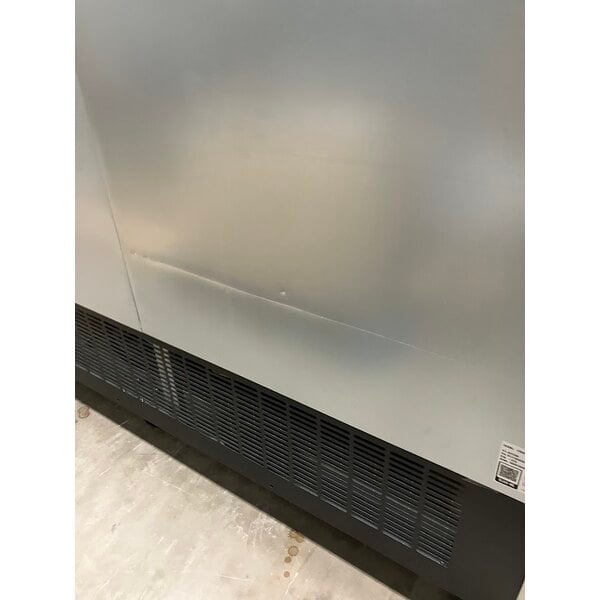 Scratch and Dent Avantco SS-3F-HC 81 5/16" Stainless Steel Solid Door Reach-In Freezer