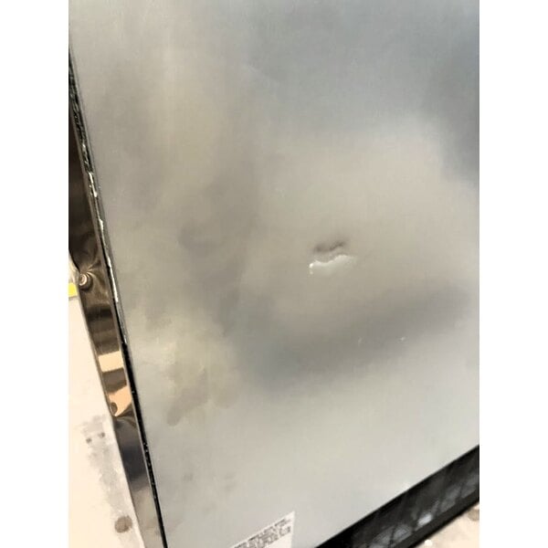 Scratch and Dent Avantco SS-3F-HC 81 5/16" Stainless Steel Solid Door Reach-In Freezer