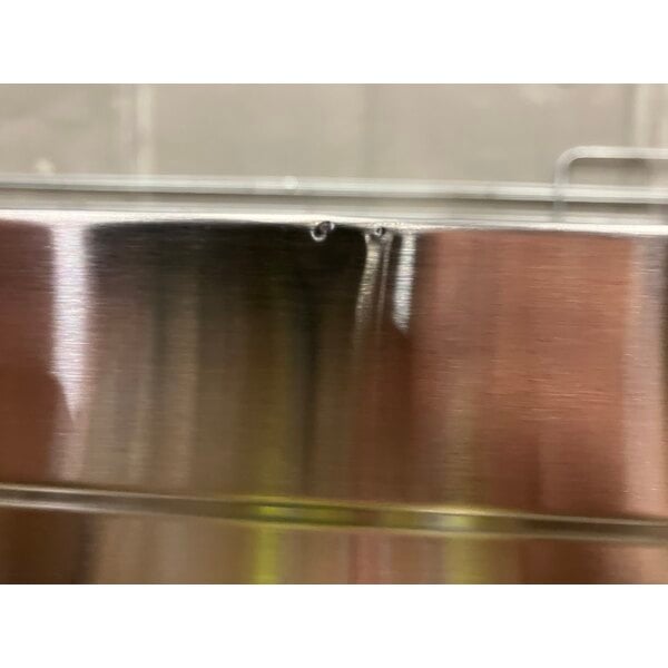 Scratch and Dent Avantco SS-3F-HC 81 5/16" Stainless Steel Solid Door Reach-In Freezer