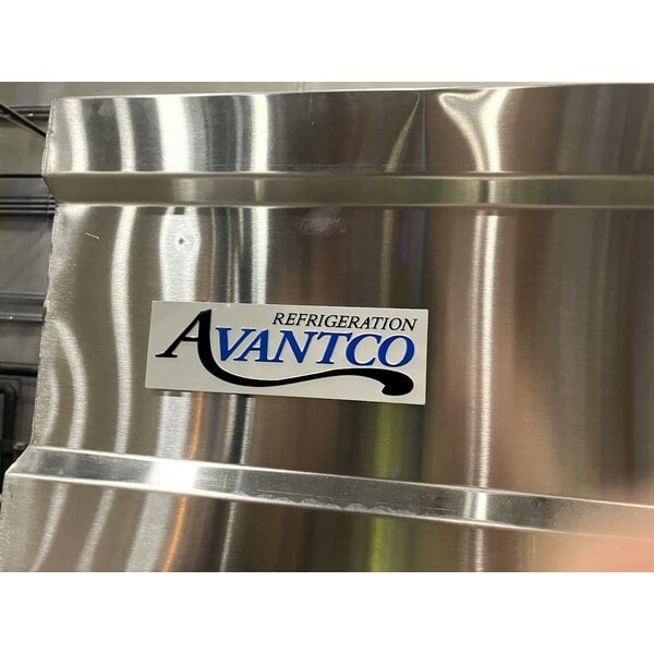 Scratch and Dent Avantco SS-3F-HC 81 5/16" Stainless Steel Solid Door Reach-In Freezer