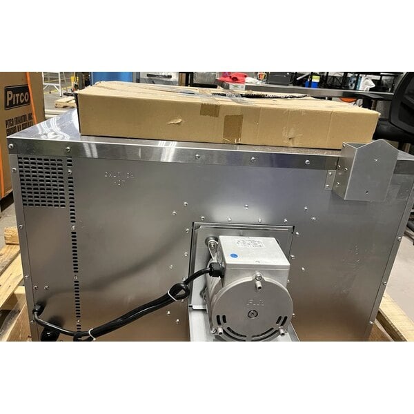 Scratch and Dent Cooking Performance Group FEC-200-CK Double Deck Standard Depth Full Size Electric Convection Oven - 208V, 3 Phase, 11 kW