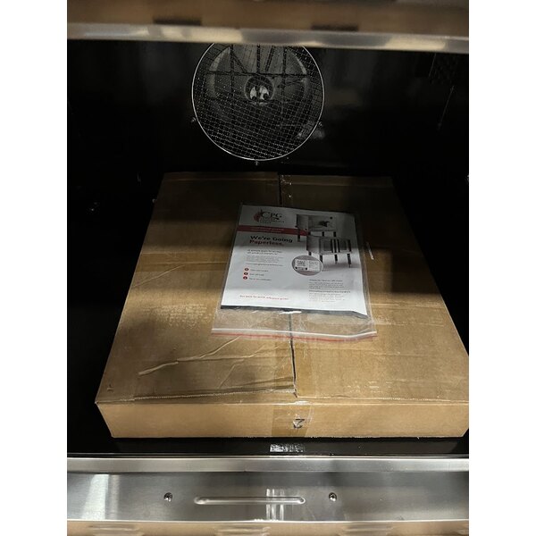 Scratch and Dent Cooking Performance Group FEC-200-CK Double Deck Standard Depth Full Size Electric Convection Oven - 208V, 3 Phase, 11 kW