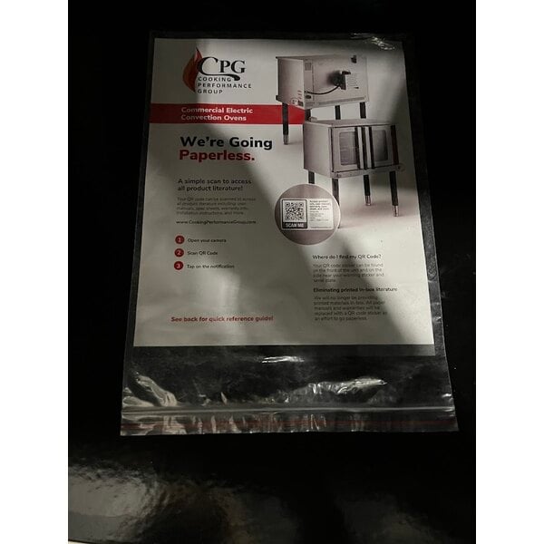 Scratch and Dent Cooking Performance Group FEC-200-CK Double Deck Standard Depth Full Size Electric Convection Oven - 208V, 3 Phase, 11 kW