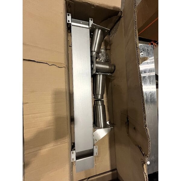 Scratch and Dent Cooking Performance Group FEC-200-CK Double Deck Standard Depth Full Size Electric Convection Oven - 208V, 3 Phase, 11 kW