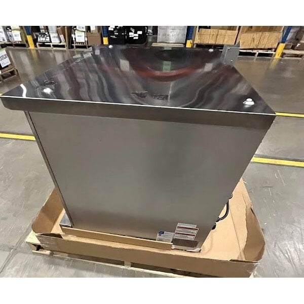 Scratch and Dent Cooking Performance Group FEC-200-CK Double Deck Standard Depth Full Size Electric Convection Oven - 208V, 3 Phase, 11 kW