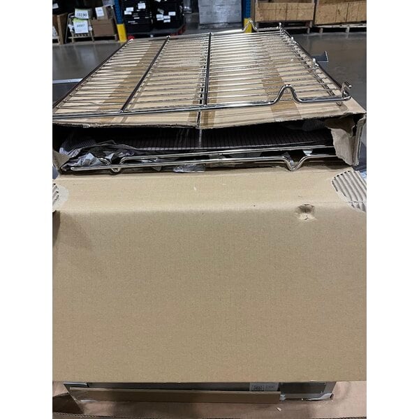 Scratch and Dent Cooking Performance Group FEC-200-CK Double Deck Standard Depth Full Size Electric Convection Oven - 208V, 3 Phase, 11 kW