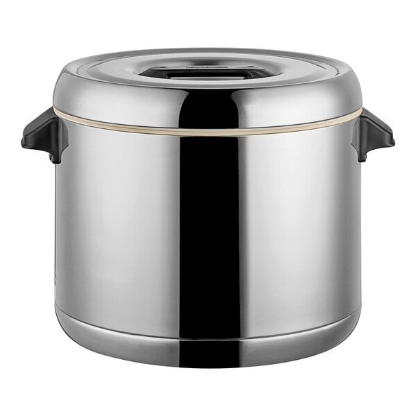 Scratch and Dent Zojirushi RDS-600 66 Cup (Cooked) Stainless Steel Sushi Rice Container