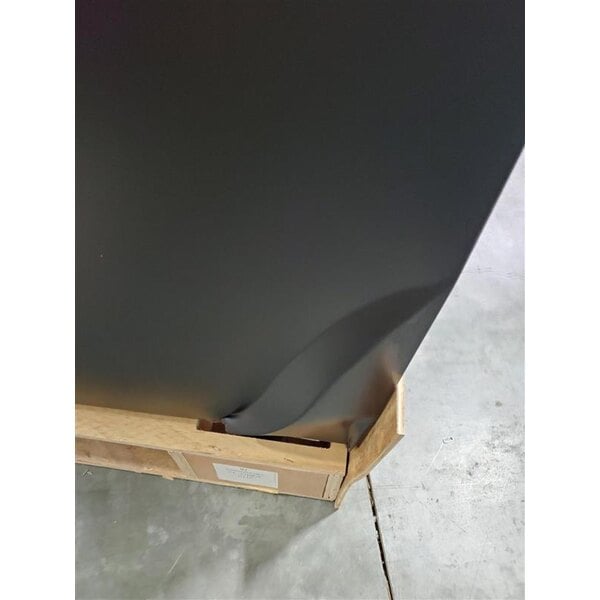 Scratch and Dent Avantco GDS-47-HC 53" Black Customizable Sliding Glass Door Merchandiser Refrigerator with LED Lighting