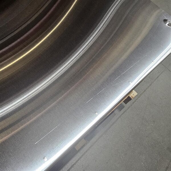 Scratch and Dent MainStreet Equipment EC1-C Single Deck Electric Full Size Convection Oven with Legs - 208V, 3 / 1 Phase, 11 kW