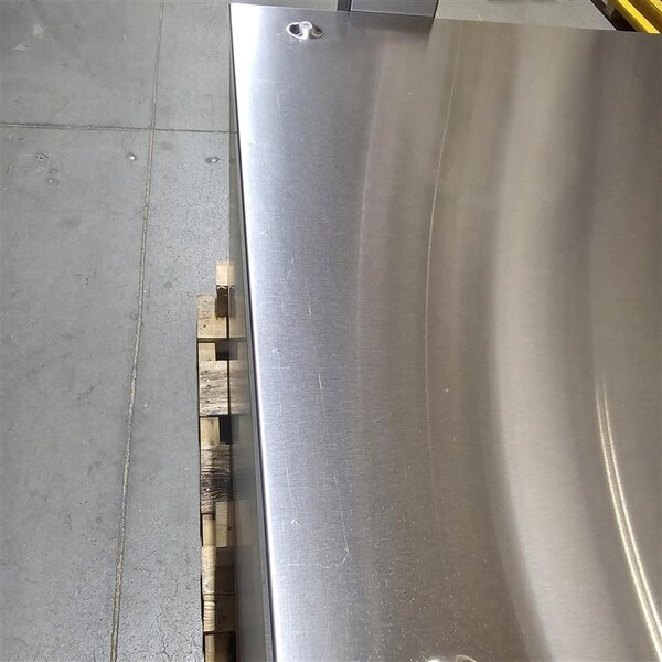 Scratch and Dent MainStreet Equipment EC1-C Single Deck Electric Full Size Convection Oven with Legs - 208V, 3 / 1 Phase, 11 kW