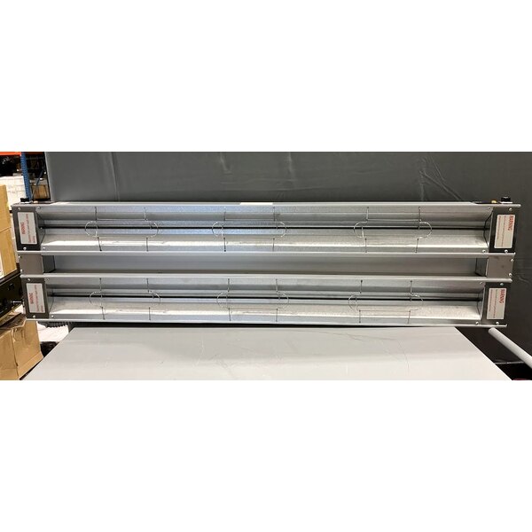 Scratch and Dent ServIt 60" Double Strip Warmer with Dual Adjustable Infinite Controls - 120V, 2,200W
