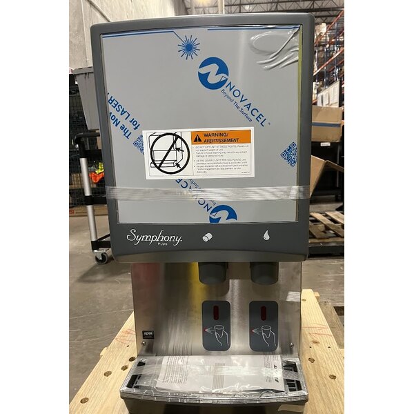 Scratch and Dent Follett 12CI414A-S Symphony Plus 12 Series Air Cooled Chewblet Countertop Ice Maker and Water Dispenser with 12 lb. Storage and SensorSAFE - 115V, 425 lb.