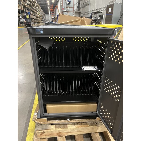 Scratch and Dent Oklahoma Sound DCC Black and Charcoal Duet Charging Cart