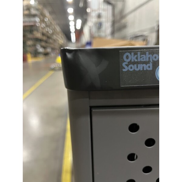 Scratch and Dent Oklahoma Sound DCC Black and Charcoal Duet Charging Cart