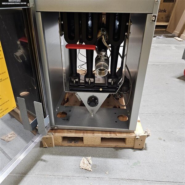 Scratch and Dent Vulcan LG300-1 35-40 lb. Natural Gas Floor Fryer - 90,000 BTU