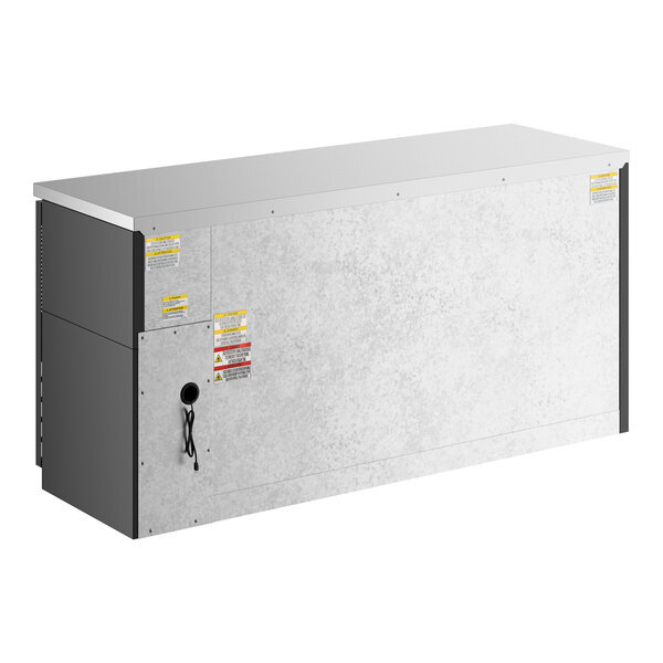 Scratch and Dent Beverage-Air BB72HC-1-GS-B-27 72" Black Counter Height Sliding Glass Door Back Bar Refrigerator