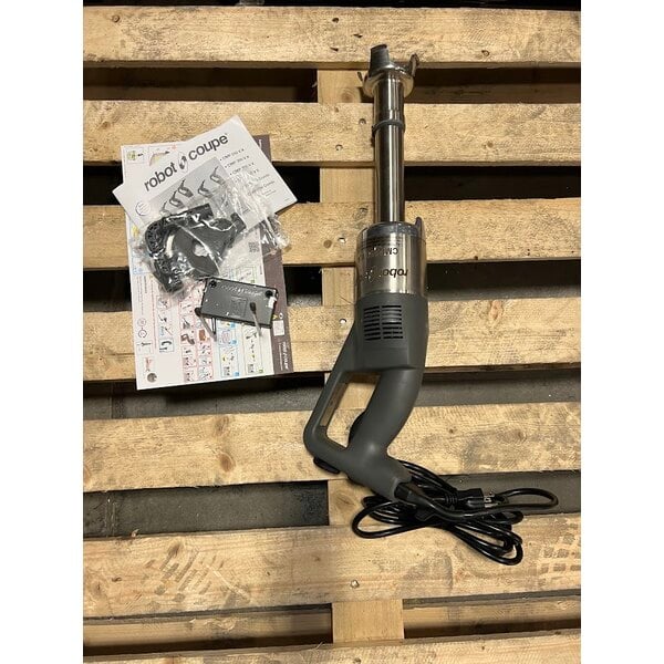 Scratch and Dent Robot Coupe CMP250VV Compact 10" Variable Speed Immersion Blender - 1/2 HP