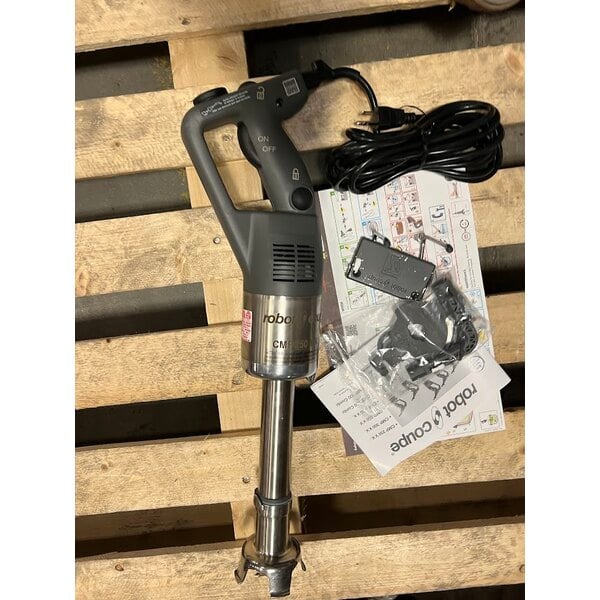 Scratch and Dent Robot Coupe CMP250VV Compact 10" Variable Speed Immersion Blender - 1/2 HP