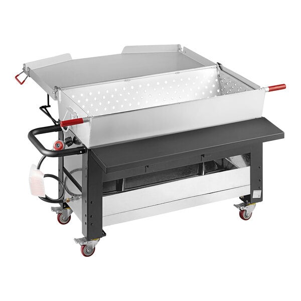 Scratch and Dent Backyard Pro 554BPSB160QT 160 Qt. Liquid Propane Cajun Seafood Boiler Cart