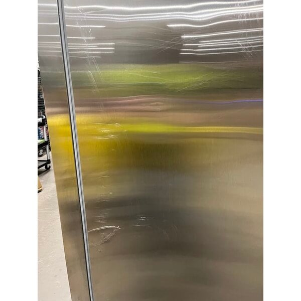 Scratch and Dent Avantco SS-2F-HC 54" Stainless Steel Two Section Solid Door Reach-In Freezer