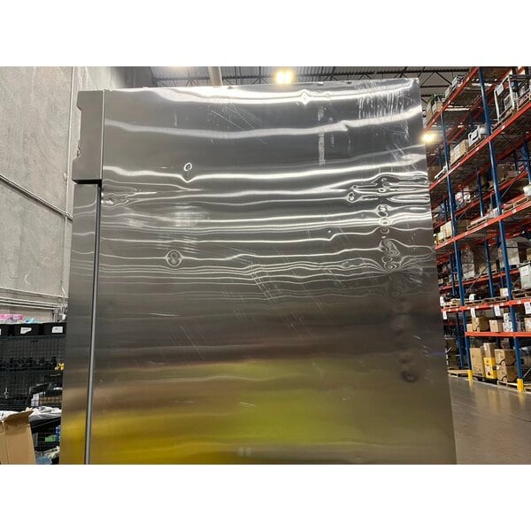 Scratch and Dent Avantco SS-2F-HC 54" Stainless Steel Two Section Solid Door Reach-In Freezer