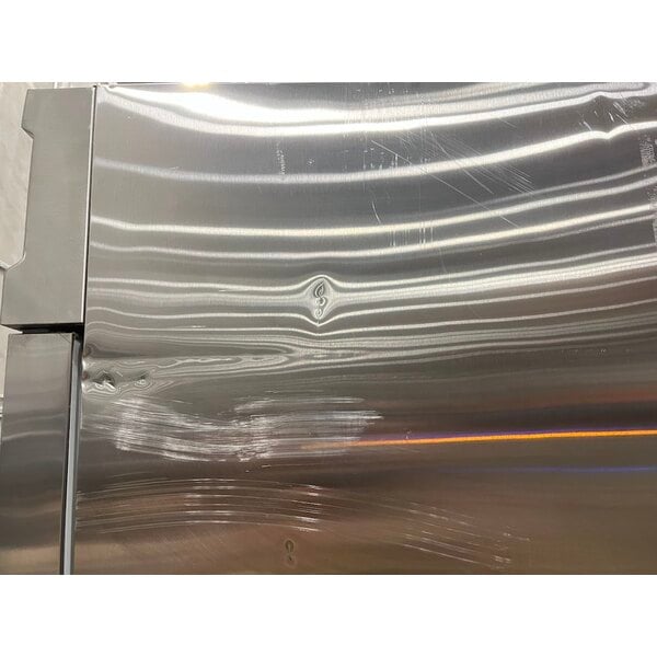 Scratch and Dent Avantco SS-2F-HC 54" Stainless Steel Two Section Solid Door Reach-In Freezer