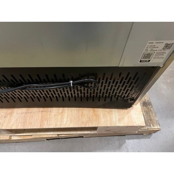 Scratch and Dent Avantco SS-2F-HC 54" Stainless Steel Two Section Solid Door Reach-In Freezer