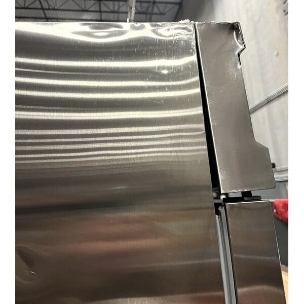 Scratch and Dent Avantco SS-2F-HC 54" Stainless Steel Two Section Solid Door Reach-In Freezer