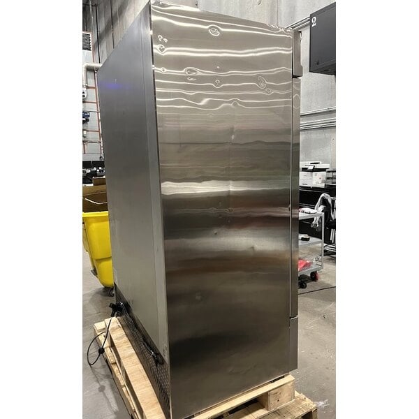 Scratch and Dent Avantco SS-2F-HC 54" Stainless Steel Two Section Solid Door Reach-In Freezer