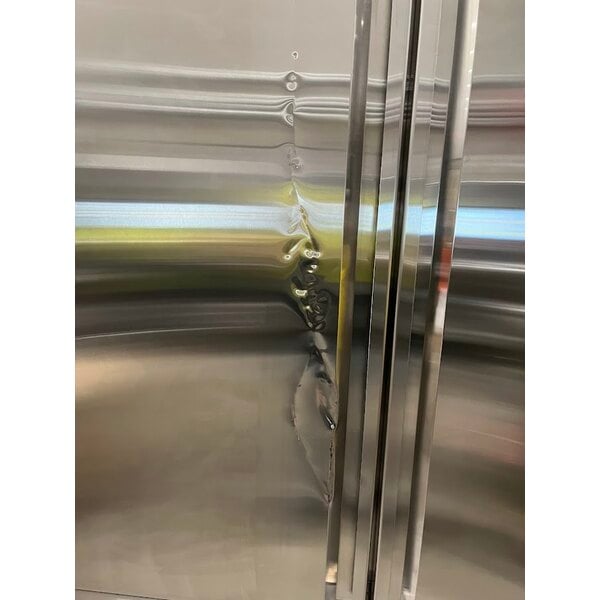 Scratch and Dent Avantco SS-2F-HC 54" Stainless Steel Two Section Solid Door Reach-In Freezer