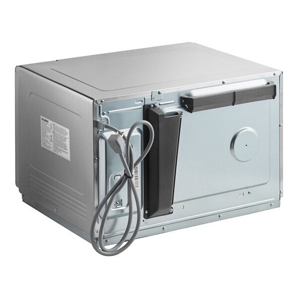 Scratch and Dent Solwave EMA34GTQ-S00L00 Stackable Commercial Microwave with Large 1.2 cu. ft. Interior and Push Button Controls - 1,800W, 208/240V