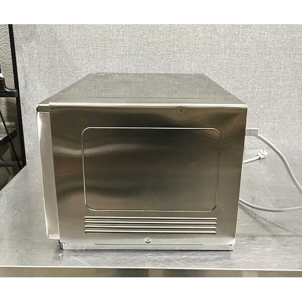 Scratch and Dent Solwave EMA34GTQ-S00L00 Stackable Commercial Microwave with Large 1.2 cu. ft. Interior and Push Button Controls - 1,800W, 208/240V