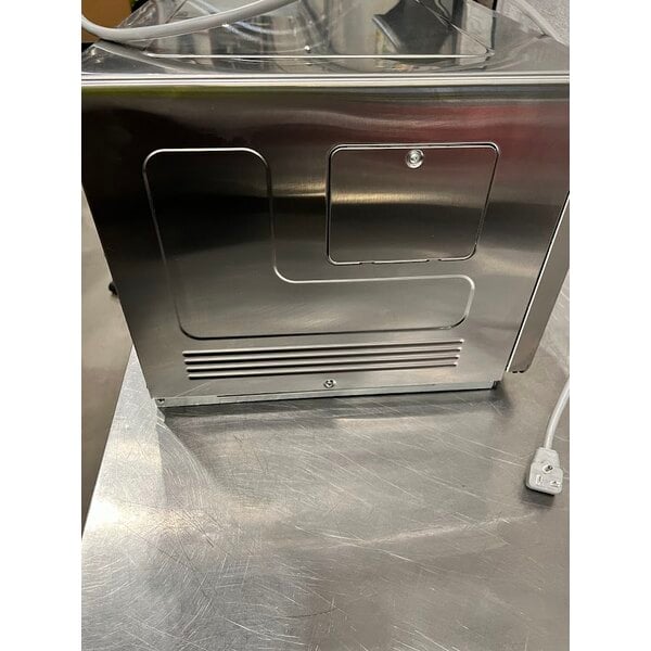 Scratch and Dent Solwave EMA34GTQ-S00L00 Stackable Commercial Microwave with Large 1.2 cu. ft. Interior and Push Button Controls - 1,800W, 208/240V