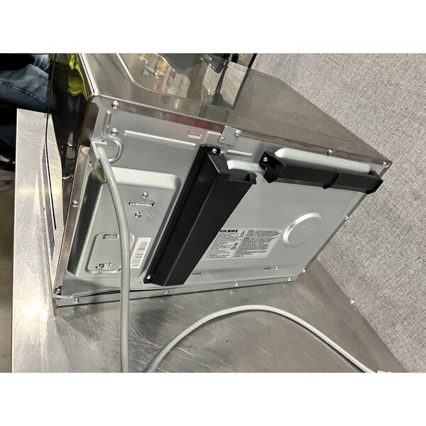 Scratch and Dent Solwave EMA34GTQ-S00L00 Stackable Commercial Microwave with Large 1.2 cu. ft. Interior and Push Button Controls - 1,800W, 208/240V