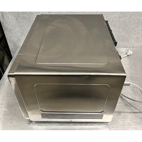 Scratch and Dent Solwave EMA34GTQ-S00L00 Stackable Commercial Microwave with Large 1.2 cu. ft. Interior and Push Button Controls - 1,800W, 208/240V