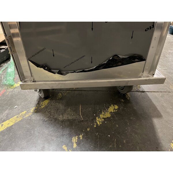 Scratch and Dent Cres Cor 109-1840 Aluminum 40 Pan End Load Enclosed Insulated Bun / Sheet Pan Rack - Assembled