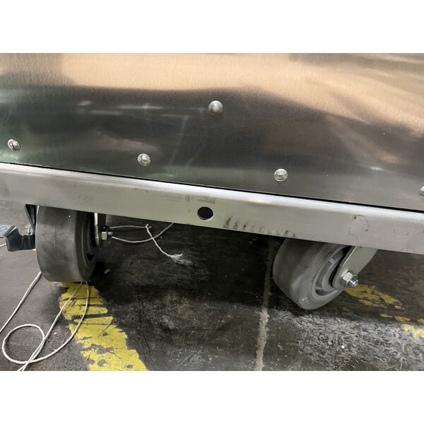 Scratch and Dent Cres Cor 109-1840 Aluminum 40 Pan End Load Enclosed Insulated Bun / Sheet Pan Rack - Assembled