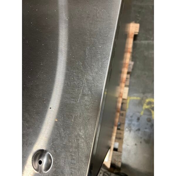 Scratch and Dent Cooking Performance Group FGC-100-L Single Deck Standard Depth Full Size Liquid Propane Convection Oven with Legs - 54,000 BTU