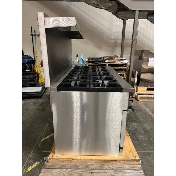 Scratch and Dent Wolf by Vulcan WX60-10BN WX Series Natural Gas 60" Manual Range with 10 Burners and 2 Standard Ovens - 340,000 BTU