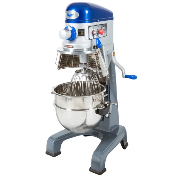 Scratch and Dent Vollrath 40758 30 Qt. Planetary Floor Mixer with Guard & Standard Accessories - 120V, 1 hp