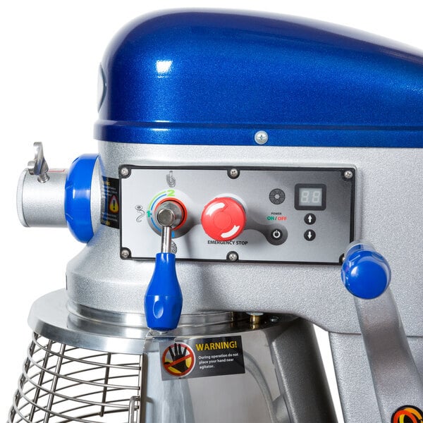 Scratch and Dent Vollrath 40758 30 Qt. Planetary Floor Mixer with Guard & Standard Accessories - 120V, 1 hp
