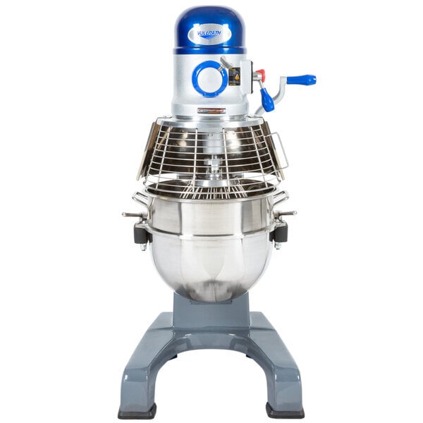 Scratch and Dent Vollrath 40758 30 Qt. Planetary Floor Mixer with Guard & Standard Accessories - 120V, 1 hp